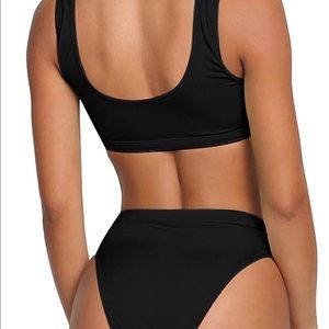 High waisted bikini set